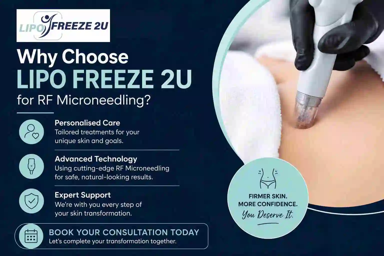 Why Choose LIPO FREEZE 2U for RF Microneedling Ellesmere Port?